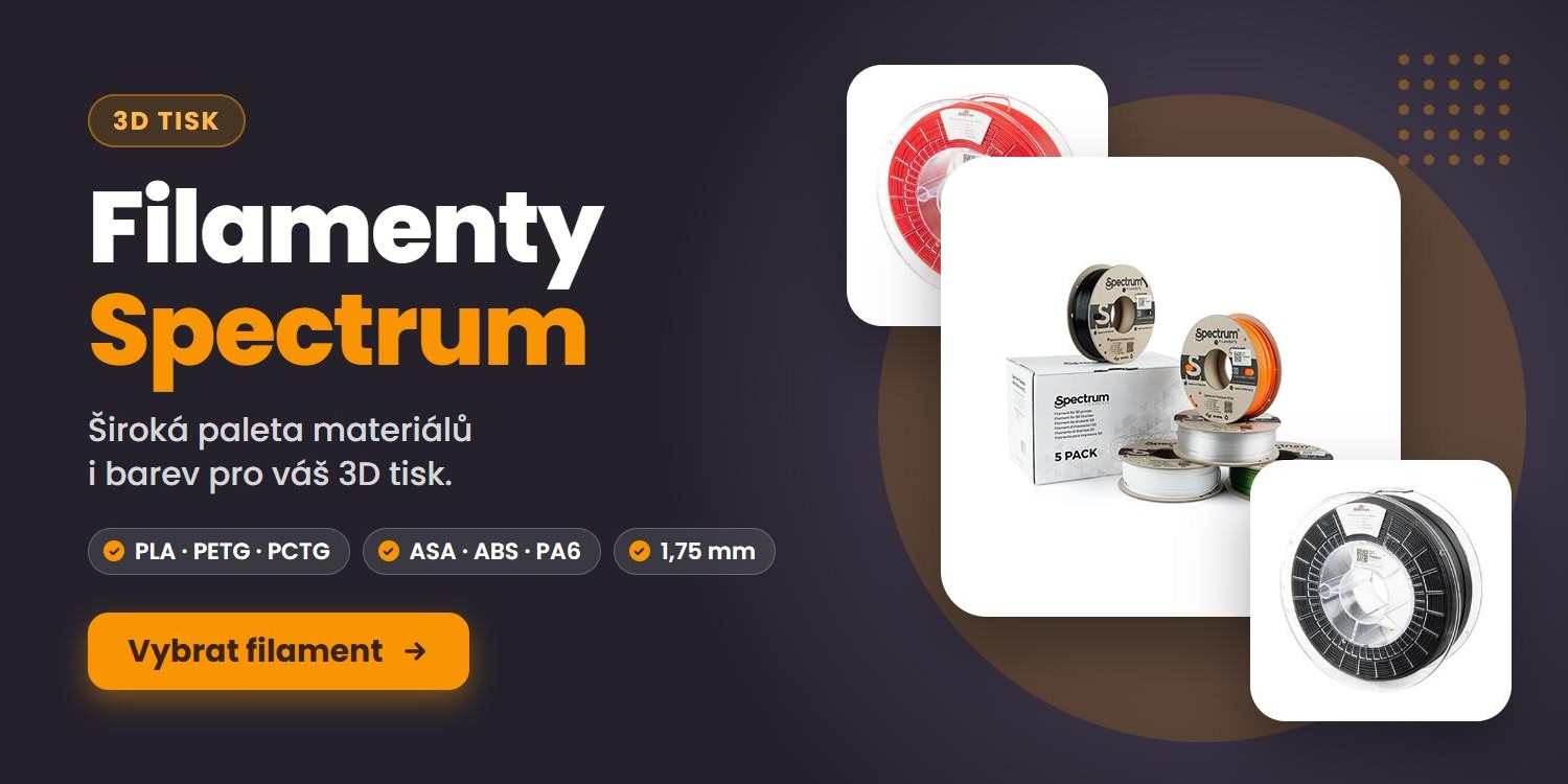 Filamenty Spectrum pro 3D tisk