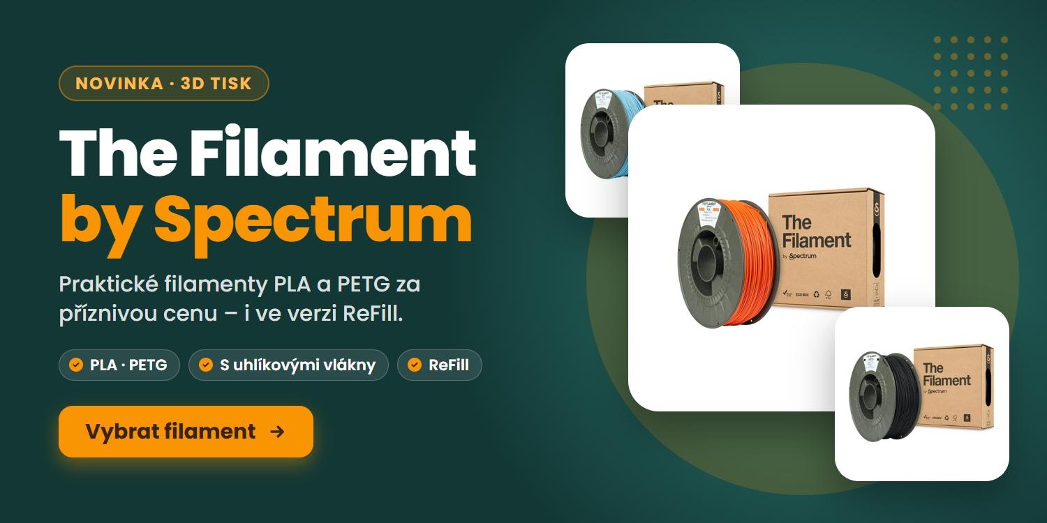 The Filament by Spectrum – filamenty pro 3D tisk